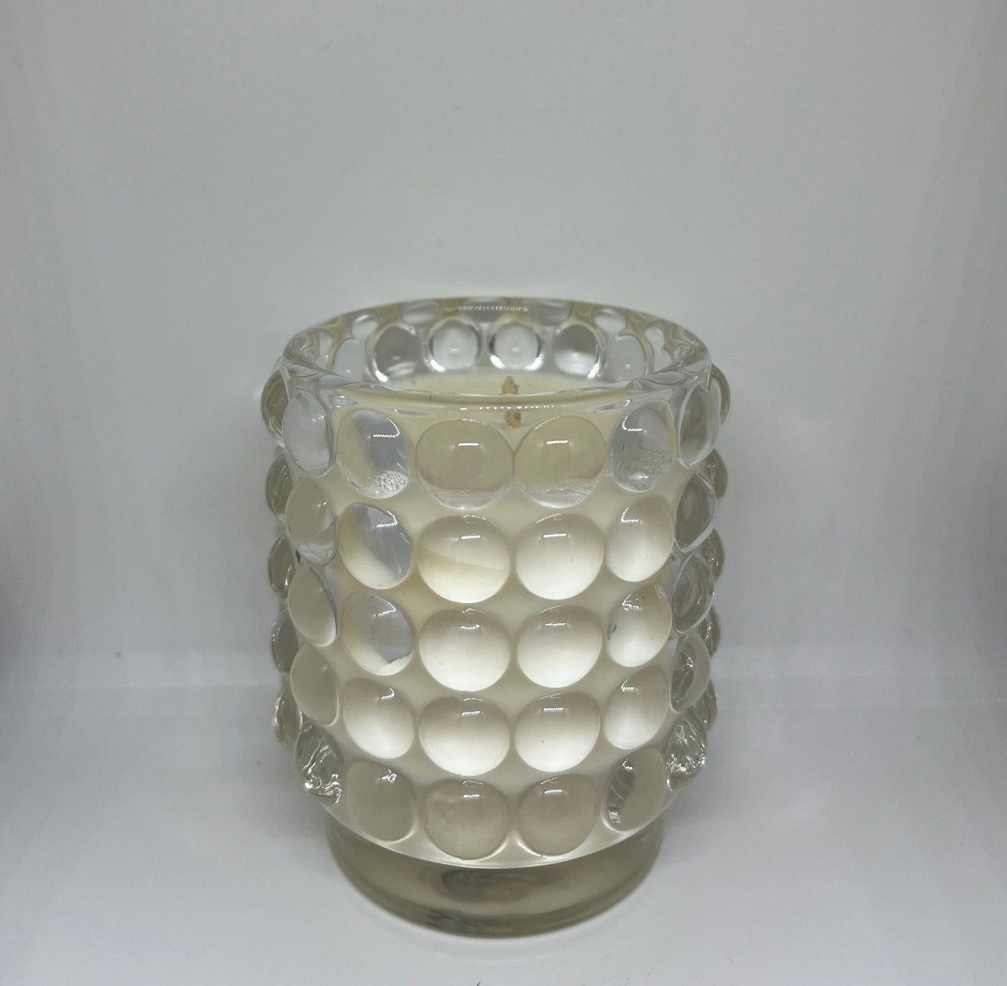 Mini Beaded Clear-Glass Candle