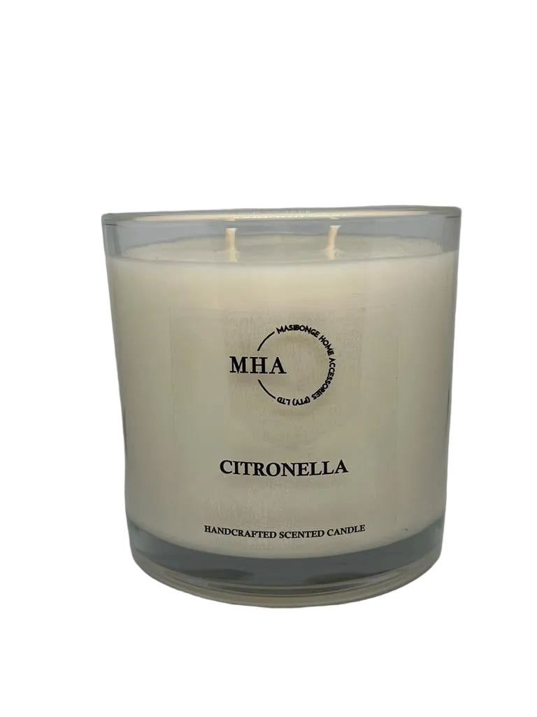 Clear Glass Candle (Medium)