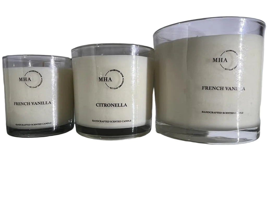 Clear Glass Candle (Large)