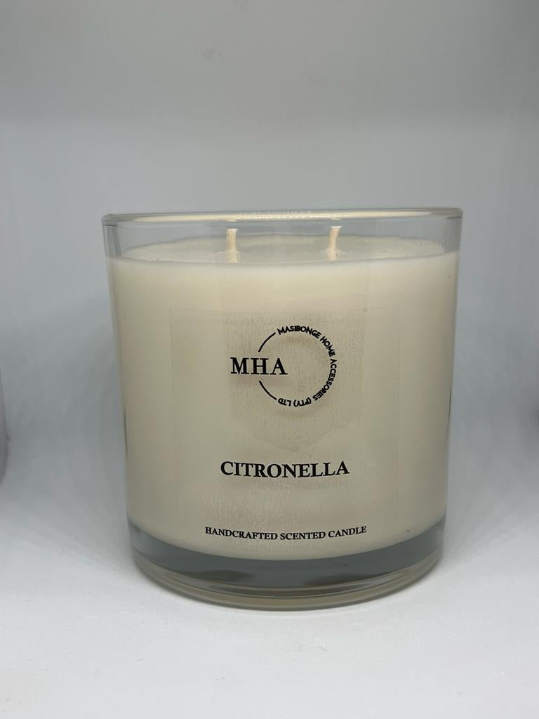 Clear Glass Candle (Medium)